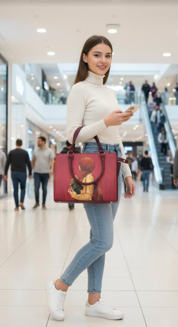 Hijab Girl Tote Handbag